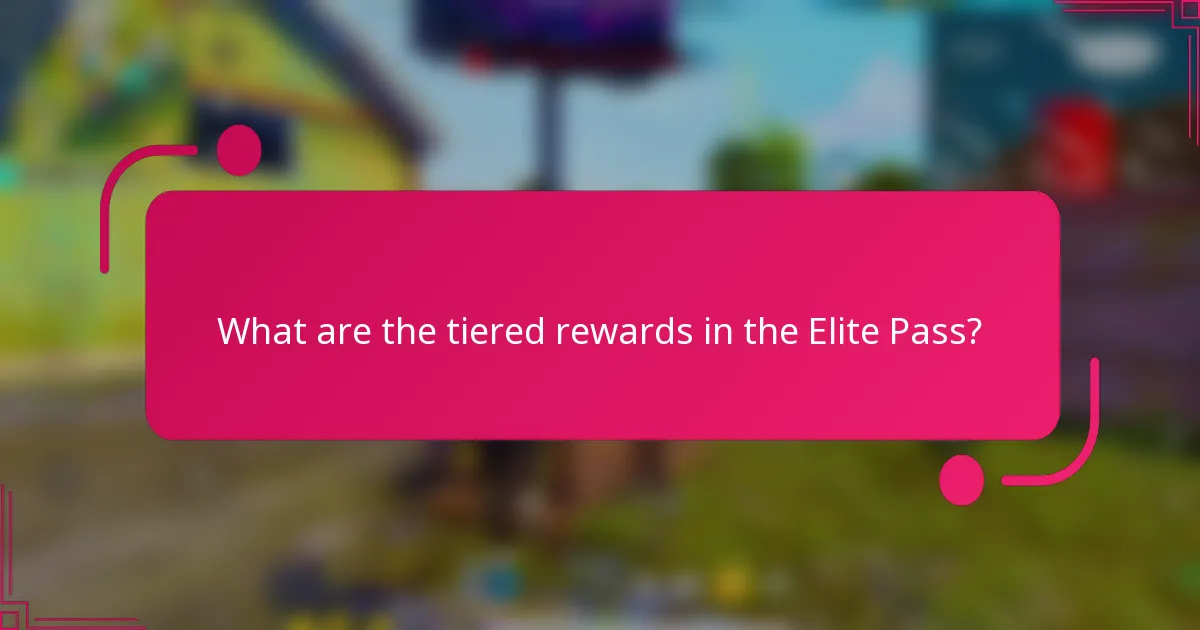 What are the tiered rewards in the Elite Pass?